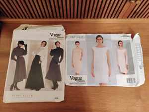 Lot of 5 VTG 80s/90s Vogue Designer Sewing Patterns DKNY, Calvi,n Karan, Ellis - Picture 1 of 11