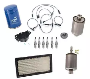 Distributor Cap Rotor Spark Plugs Wires Filters for 96-97 Chevrolet Blazer 4.3L - Picture 1 of 6