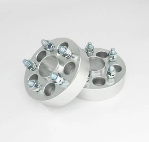 (2) 1.75'' 5 Lug Wheel Spacers Adapters 5x4.5 for Ford Jeep Mazda Kia - Picture 1 of 1