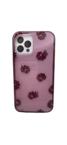 Coach Protective Case for iphone 12 & iphone 12 Pro Floral Purple Clean - Picture 1 of 5
