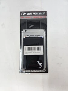 Gecko Phone Wallet - Stick-On Stretchy Lycra Adhesive Card holder New - Picture 1 of 2