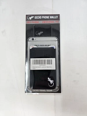 Gecko Phone Wallet - Stick-On Stretchy Lycra Adhesive Card holder New - Image 1 of 2