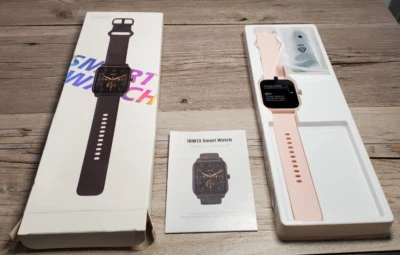 VeryFit Pink 1.8" Alexa Bluetooth Answer Call Fitness Health Unisex Smart Watch - Image 1 of 3