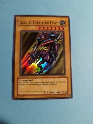 Yu-Gi-Oh! GAIA, EL CABALLERO FEROZ yugioh SPANISH 1st Edition NP - Image 1 of 4