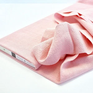 Stone Washed Linen Blend | Pale Pink | Dressmaking Fabric Fashion - Picture 1 of 3