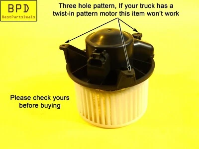 Motor soplador calentador aire acondicionado Chevy GMC Cadillac Hummer - TYC 700101 Foto 1 de 4