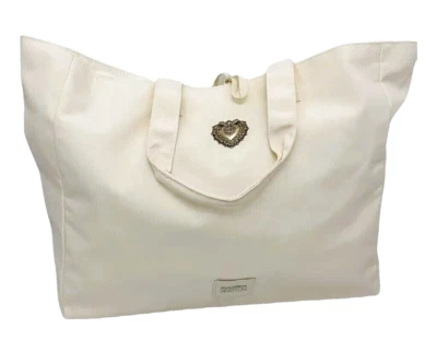 Bolso de Viaje Dolce&Gabbana D&G Devotion Shopper Crema Marfil Nuevo con Etiquetas Foto 1 de 4