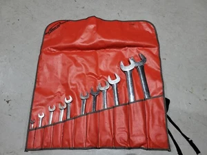 Vintage Snap On 11 pc Metric Open-End Wrench Set 6-32 mm - Picture 1 of 6