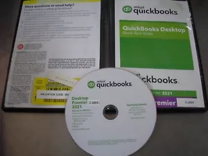 INTUIT QUICKBOOKS DESKTOP PREMIER 2021 FOR WINDOWS 3 USER RETAIL VERSION - Picture 1 of 6