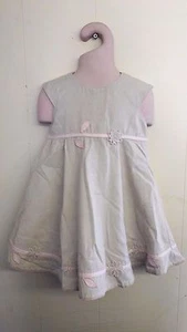 Gorgeous Beige Fully Lined Cotton Dress from Lily Rio - Age 2, 3 or 4yrs - BNWT! - Picture 1 of 3