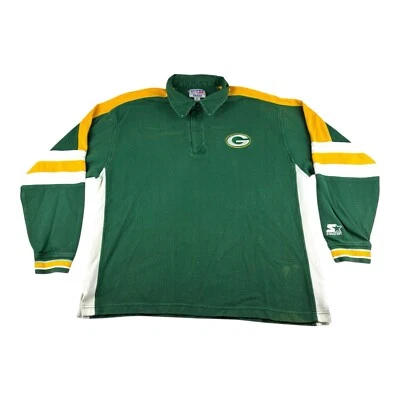 Camisa Verde Manga Larga Vintage Green Bay Packers NFL Starter Pro Line XL Leer Foto 1 de 4