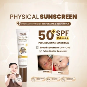 Moell Physical Sunscreen for Children 30g SPF 50+ PA++++ - Picture 1 of 5