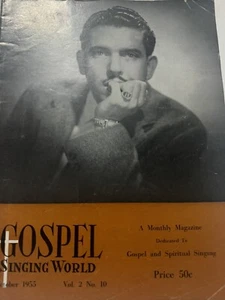 Southern Gospel Singing World Magazine Oct 1955 Hovie Lister JD Sumner Statesmen - Foto 1 di 4