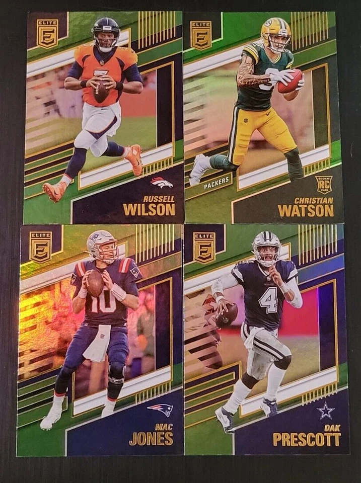 2022 Donruss Elite Football GREEN Parallels with Rookies You Pick the Card - Image 1 of 1