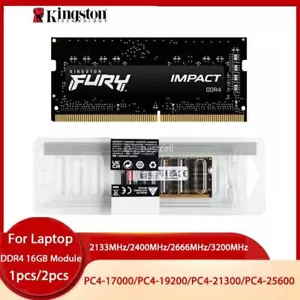 FURY 16 GB 32 GB=(2x 16GB) DDR4 2133 2400 2666 3200 Laptop Memory SO-DIMM 260Pin - Picture 1 of 14