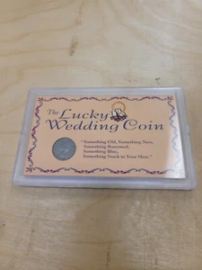 The Lucky Wedding Coin "Lucky English Six Pence" - Picture 1 of 2