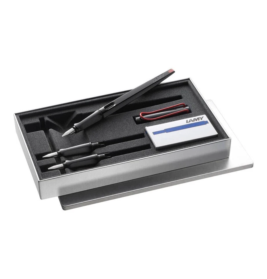 LAMY Fountain Pen Calligraphy Set Joy Dual Type 1.1mm 1.5mm 1.9mm Black L15SET