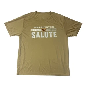 NFL Washington Commanders "Salute to Service" T Shirt Men's XL Tan Short Sleeve - Picture 1 of 22