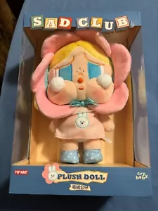 POP MART CRYBABY Sad Club Series Plush Doll Figure AUTHENTIC - Picture 1 of 3