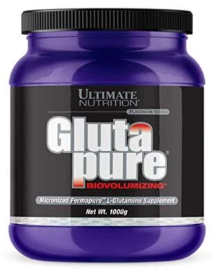 Ultimate Nutrition Glutapure 5000mg Biovolumizante, Suplementos de Recuperación Muscular Foto 1 de 4