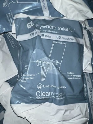 Cleanwaste WAG BAG Portable Toilet Bags 100ct