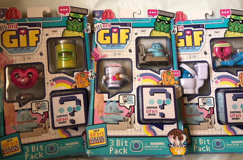 Oh My Gif Gifs Gone Live 3 Bit Pack Animated Figures Cat Factory OMG