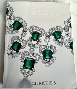 CHRISTIE’S AUCTION NY MAGNIFICENT JEWELS APRIL 12 2005 CARTIER BVLGARI VAN CLEEF - Picture 1 of 12