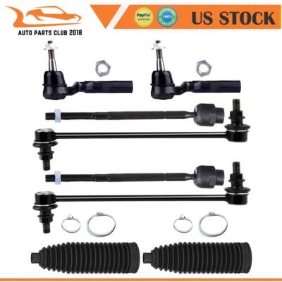 Front Steering Tie Rod End Sway Bar Fits 2004-2012 Chevrolet Malibu 2007-08 Aura - Imagem 1 de 4