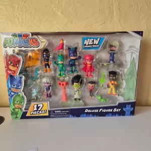 PJ Masks Deluxe Figurenset Kinder Spiel Spielzeug Figuren mit Zubehör NEU - Bild 1 von 13