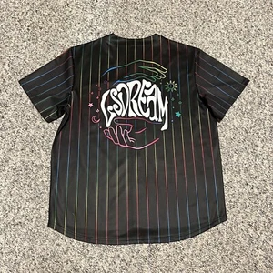 LSDREAM BASEBALL-TRIKOT REGENBOGEN NADELSTREIFEN *MEDIUM* - Bild 1 von 3