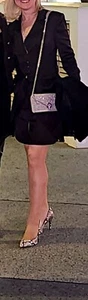 Misha Blazer Dress Xs (6-8) Black Mini - Picture 1 of 5
