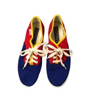 Vintage NIB 1980s Yellow Leather Star Cutout Perforated Flats Lace Up Shoes Vintage NIB 1980s Yellow Leather Star Cutout Perforated Flats Lace Up Shoes
