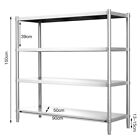3/5/6FT Stainles Steel Storage Rack Catering Table Work Shelf Kitchen Commercial