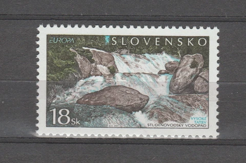 S36353 Slovensko 2001 Europa Cept MNH 1v Water Cover