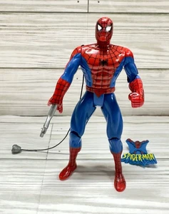 Figura de acción Spiderman 1994 serie animada Web Shooter Spider-Man Toy Biz A5 - Imagen 1 de 5