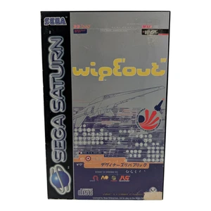 WipEout Sega Saturn Spiel in OVP mit Anleitung, CD Defekt - Bild 1 von 4