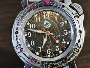 Watch VOSTOK mini Dilfins Vintage Soviet mechanical wostoc Russia USSR serviced! - Picture 1 of 24