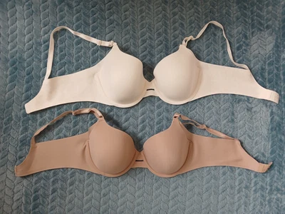 Warners Camiseta Forrada con Aros Sujetador Paquete Lote de 2 Talla 36B Foto 1 de 4