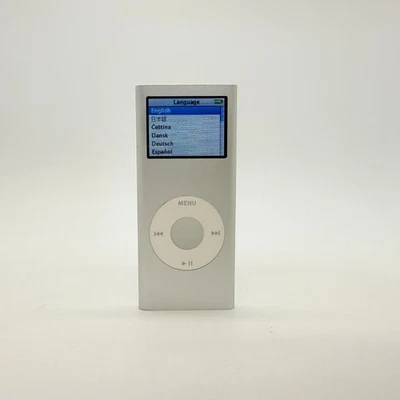 Apple iPod Nano 2nd Generation Silver 4GB MP3 A1199 MA426LL/A - Tested - Image 1 of 4