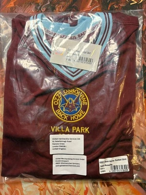 Ozzy Osbourne x Aston Villa Back Home Back To The Beginning Shirt Size - Large L - Image 1 of 3