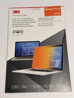 3M Gold Privacy Filter for Apple MacBook Pro 13 Inch Laptop GPFMP13 - Image 1 of 2