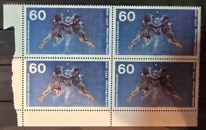 BRD / MI.NR. 940 / POSTFRISCH / 4ER BLOCK MIT ECKRAND OHNE PREISANGABE - Bild 1 von 1