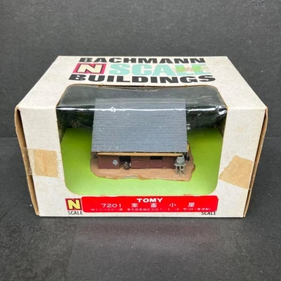Cobertizo de ganado BACHMANN 7201 escala N uso escénico hecho en EE. UU. con caja sin abrir  Foto 1 de 4