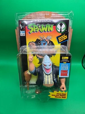 1994 McFarlane Spawn Clown Action Figure Series 1 Special Edt. w/Comic Brand New - Image 1 of 4
