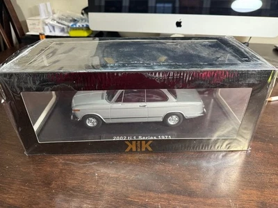 1/18 KK 比例宝马 2002 Ti 系列 1 汽车 1971 181075 银色/黑色 - 请阅读!!! — 第 1/4 张图片