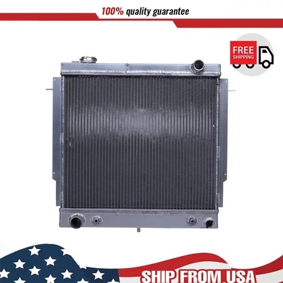 Radiator Fit Jeep Cherokee 1984-1996 Comanche 1986-1992 Wagoneer 1984-1987 3 Row Foto 1 de 4