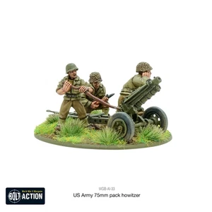 Warlord Games Bolt Action: US Army 75mm Pack Howitzer WGB-AI-33 - Picture 1 of 4