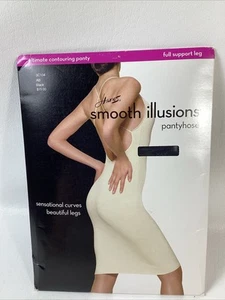 Hanes Smooth Illusions Strumpfhose Ultimate Contouring Panty Gr. AB schwarz NEU - Bild 1 von 9