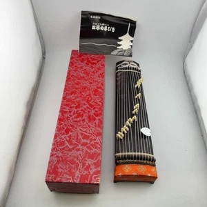 Vintage Japanese Mini Koto Instrument w/ Adjustable Bridges & Box - Picture 1 of 9
