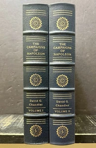 The Campaigns of Napoleon by David Chandler Easton Press 2 Vol Set  Near Fine 2 - Picture 1 of 10